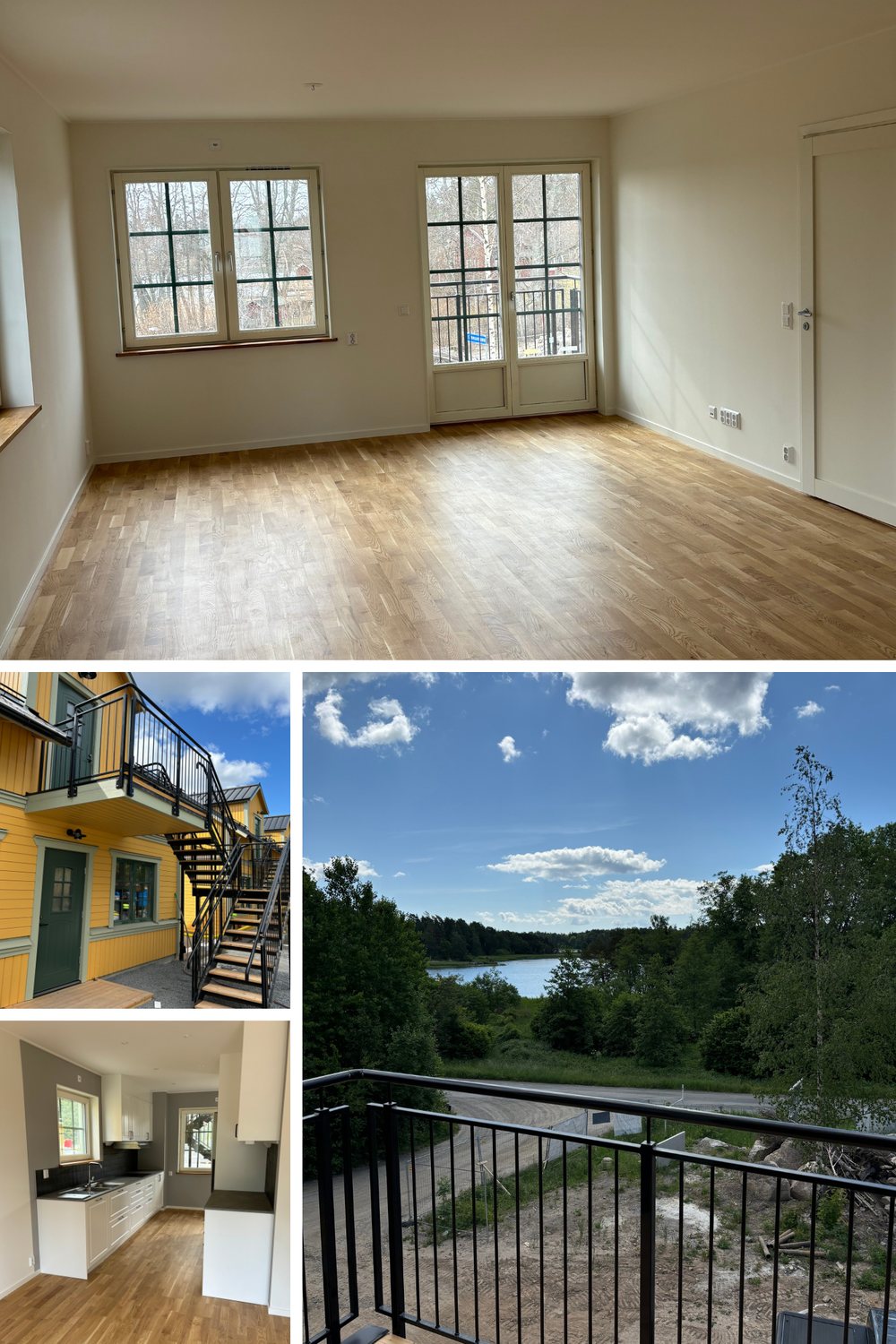 Lägenhet med balkong